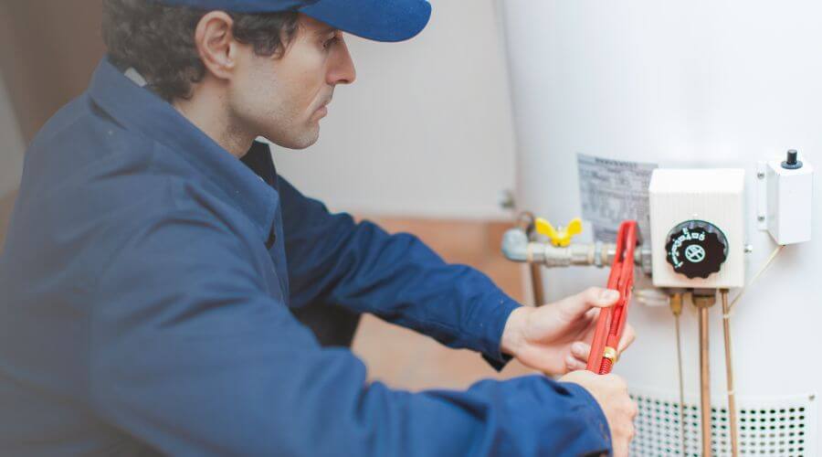 Professional water heater repair in Warfield, VA